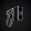 modern sci-fi pistol modern weapon pistol gun gun silencer military army war world war war magazine game toy gun sci-fi 3d model