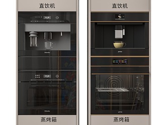 Built-in direct drinking machine Coffee machine Steaming oven 3d model