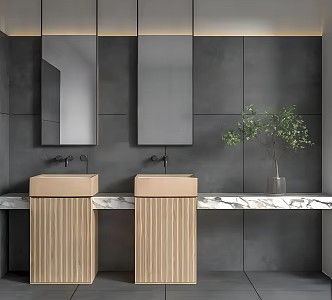 Modern Style Washstand 3d model