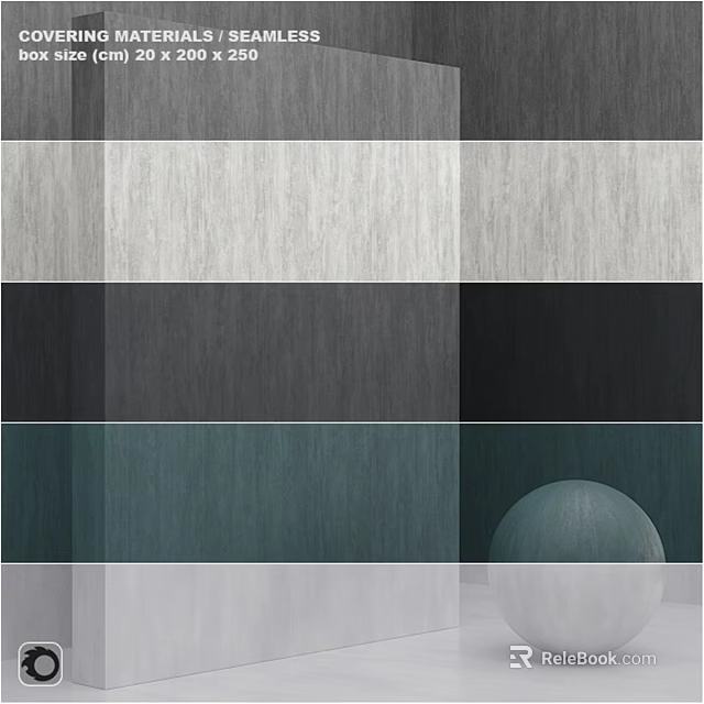 Modern Building Components With Gray White Black Green Striped And Circular Patterns 3d model 