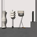 Modern floor lamp 3d model