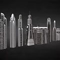 Futuristic Architecture Featuring Tall Innovative Skyscrapers And Modern Urban Designs