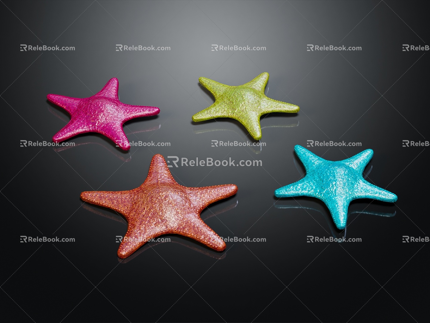 Modern Starfish Toy Starfish Toy 3d model