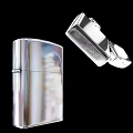 Stainless Steel Metal Lighters Open And Closed Design Portable Reusable Daily Living Supplies