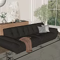 Sofa combination 3d model