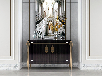 Modern Entrance Cabinet Luxury Entrance Cabinet model