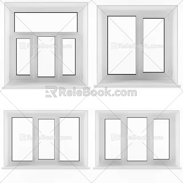 casement window 3d model