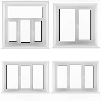 casement window 3d model