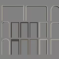 Modern Metal Furniture Handles With Various Shapes And Color Options