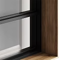 Modern Casement Window With Sleek Frame And Clear Glass For Contemporary Home Interior