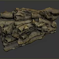 Unique Natural Yellow Brown Coral Reef Structure Formed by Aquatic Animals