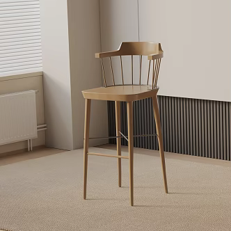 Modern Bar Chair 3d model