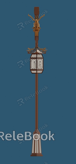 Chinese street lamp landscape lamp model