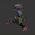 Mecha Warrior Mecha Soldier Machine Armor Mechanical Armor 3d model