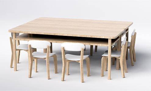 Modern Children's Tables and Chairs 3d model