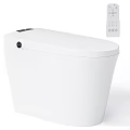 Modern White Smart Toilet With Automatic Features And Remote Control 3d model