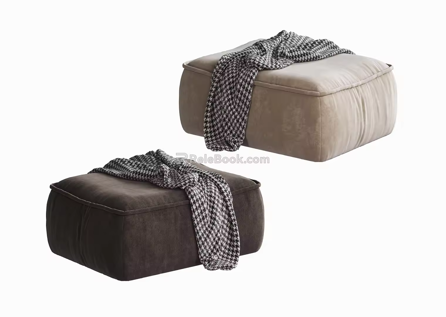 Sofa stool 3d model