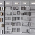 Modern windows Combination blinds Casement window Balcony window Bay window sliding window Folding window 3d model