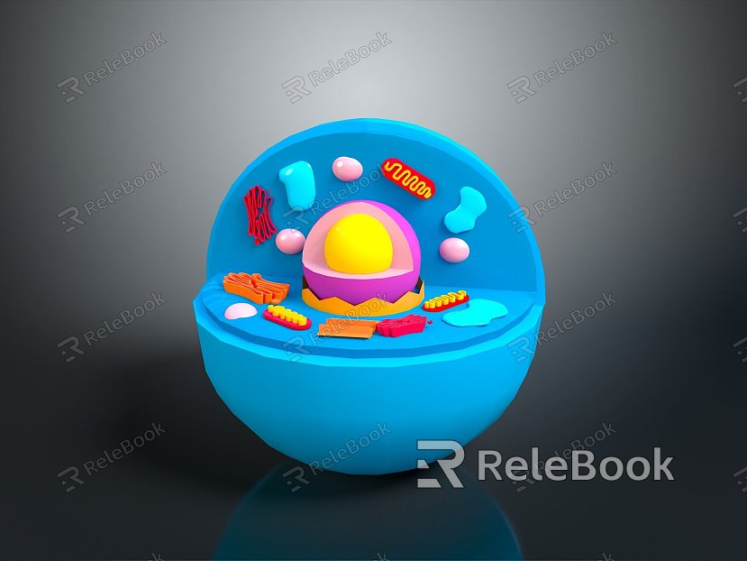 eukaryotic cell cross section cell cell structure cell tissue anatomy organ human organ model