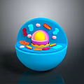 eukaryotic cell cross section cell structure cell tissue anatomy organ human organ 3d model