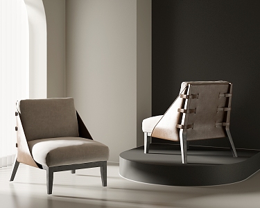 Modern Sofa Chair Leisure Chair 3d model