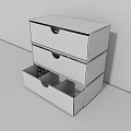 Organized Perfume and Cosmetics in Transparent Acrylic Storage Organizer with Makeup Brushes Jars and Bottles