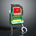 Modern radar sci-fi items sci-fi radar machine radar machine sci-fi components 3d model
