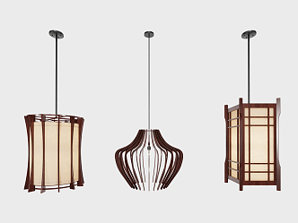 New Chinese Chandelier 3d model