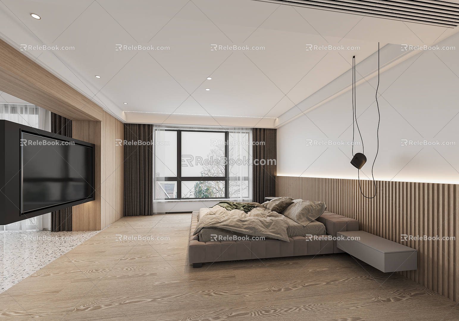 Modern Bedroom 3d model