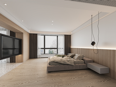 Modern Bedroom 3d model