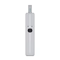 Sleek White Electric Toothbrush With Black Button For Daily Personal Care Routine