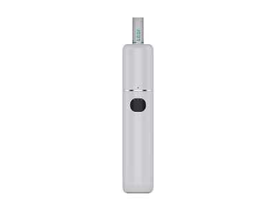 Sleek White Electric Toothbrush With Black Button For Daily Personal Care Routine 3d model