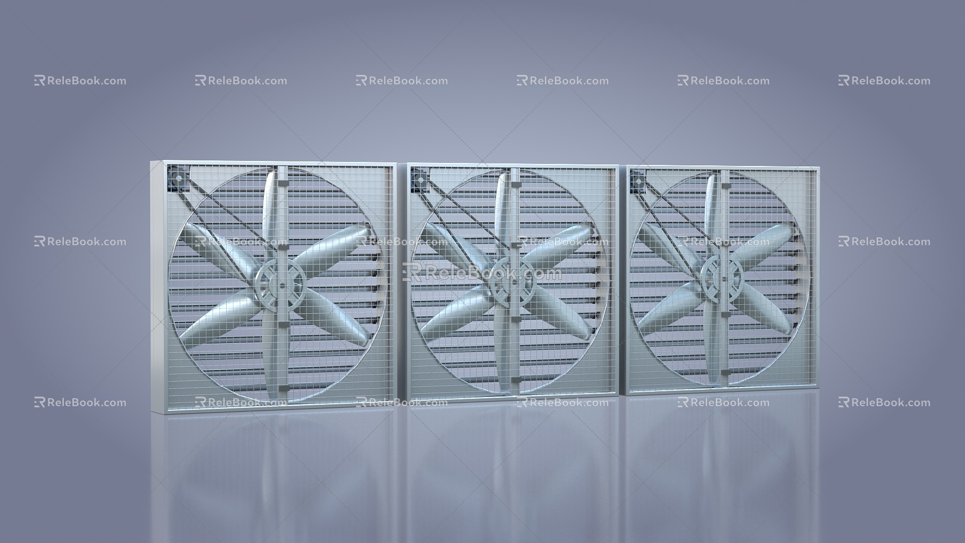 Fan Industry Fan Motor Fan Equipment Products 3d model