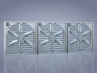 Fan Industry Fan Motor Fan Equipment Products 3d model