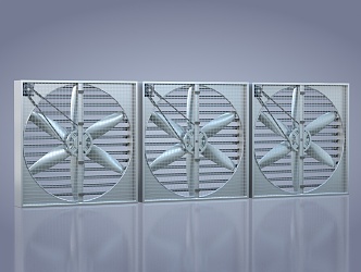 Fan Industry Fan Motor Fan Equipment Products 3d model