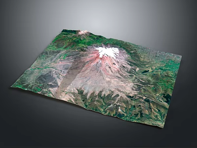 Geography, topography, mountain shape, ridge, ridge, valley, mountain range, canyon, geomorphology, mountain peak, mountain body 3d model