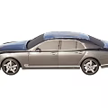 Luxury Silver Bentley Sedan With Four Door Design Sleek Lines And Alloy Wheels