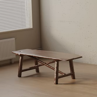 Modern shoe changing stool 3d model