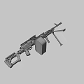 Weapons Light Machine Gun 3d model