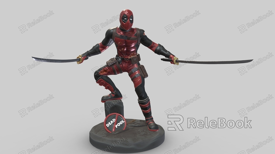 Marvel Character Ornaments Deadpool Ornaments Character Handset model