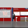Fire Safety Science Popularization Experience Hall With Firefighter Display And Knowledge Boards