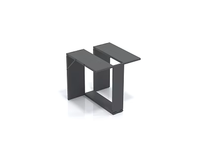 Modern Metal Stool Featuring Geometric Frame Design And Minimalist Contemporary Style 3d model