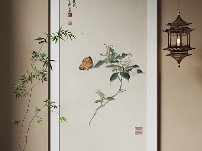 New Chinese Hanging Paintings Chinese Hanging Paintings model