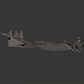 Ancient Stone Ruin Platform Structure With Circular Center Area Stone Steps And Broken Pillars