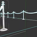 Elegant Jewelry Store VIP Entrance With Red Carpet And Gold Stanchions
