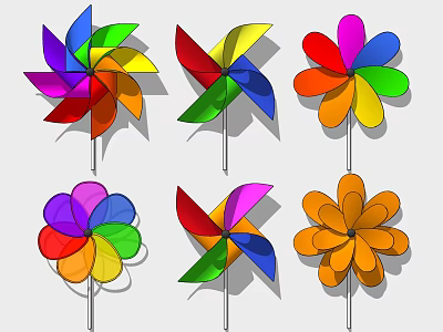 Modern Toys Cartoon Paper Car Children's Toys 3d model