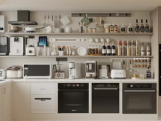 Kitchen Appliances Kitchen Supplies Dishwasher Microwave Oven Water Dispenser Coffee Maker Rice Cooker Wall Breaking Machine Gas Water Heater Kettle Flask 3d model