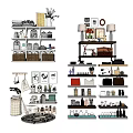 Stylish Multi Tiered Shelving Units For Home Storage And Decorative Display Items