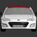 Sleek Silver Sports Car With Red Roof And Red Alloy Wheels Design