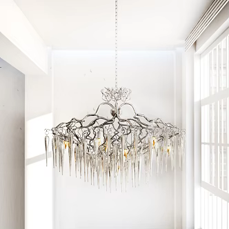 Crystal chandelier 3d model